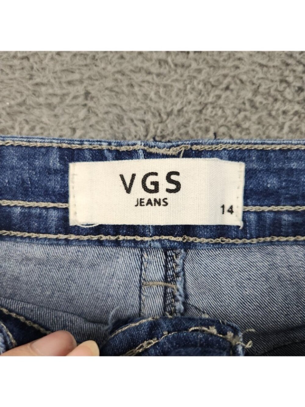 Vigoss VGS Jeans Women's 14 Skinny Ankle Jeans Embroidered Embellished Stretch - Picture 8 of 12